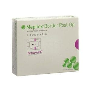 Mepilex Border Post-Op 6 x 8 cm