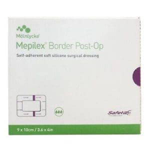 Mepilex Border Post-Op 9 x 10 cm