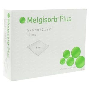 Mölnlycke Melgisorb Plus 5 x 5 cm