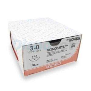 Monocryl Plus hechtdraad 3-0 FS1 naald 70 cm