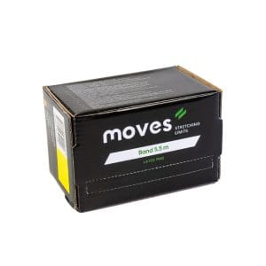 Moves oefenbanden latexvrij 5,5 meter light geel