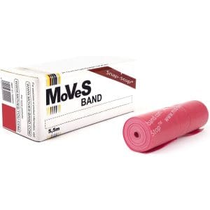 Moves oefenbanden latexvrij 5,5 meter medium rood