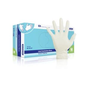 Onderzoekshandschoen latex Soft-Hand clean poedervrij - M