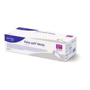 Peha-soft Guard nitrile handschoen met lang manchet L