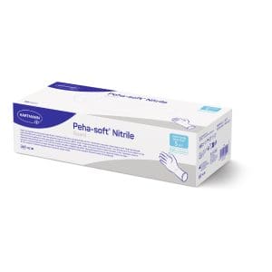 Peha-soft Guard nitrile handschoen met lang manchet M