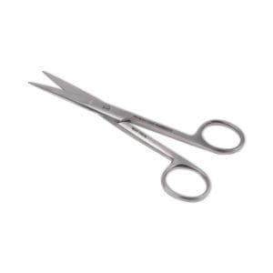 Schaar chirurgisch spits / stomp 11 cm gebogen