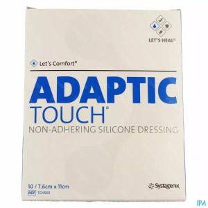 3M Adaptic touch silicone wondcontactlaag - 7,6 x 11 cm