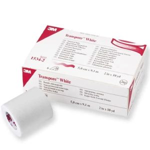 3M Transpore chirurgische hechtpleister wit - 5 cm x 9,15 meter